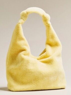 Love Knot Slouchy bag: Sherpa Fleece Edition